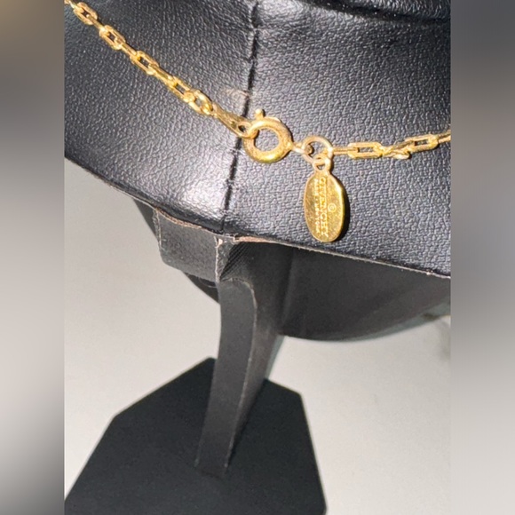 Givenchy Gold Necklace with Logo Pendant - Picture 3 of 4